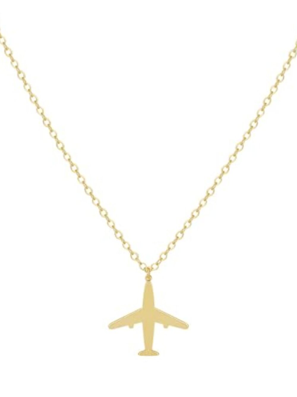 Necklaceโ for Women Dainty Airplane Swallow Lightning Necklace Sideways